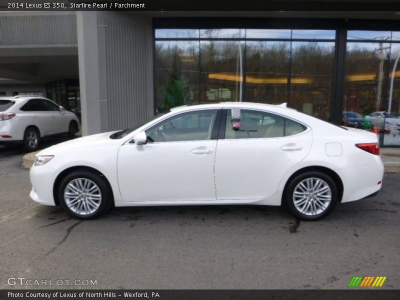 Starfire Pearl / Parchment 2014 Lexus ES 350