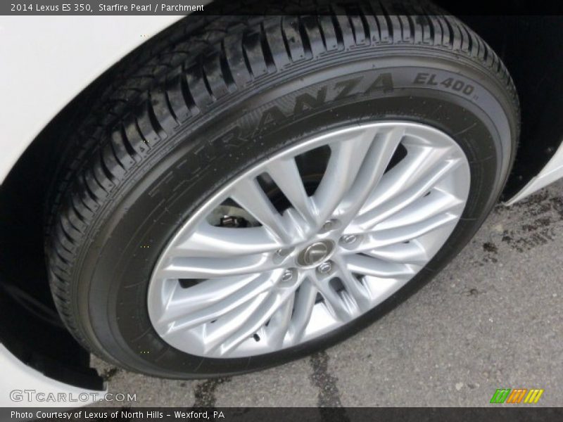 Starfire Pearl / Parchment 2014 Lexus ES 350