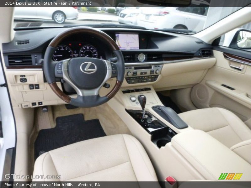 Starfire Pearl / Parchment 2014 Lexus ES 350