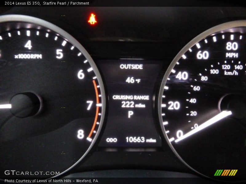 Starfire Pearl / Parchment 2014 Lexus ES 350