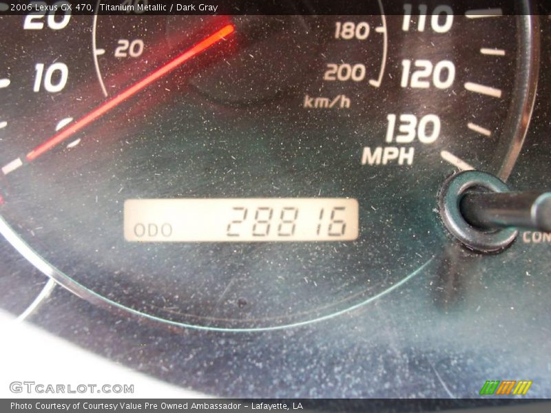 Titanium Metallic / Dark Gray 2006 Lexus GX 470