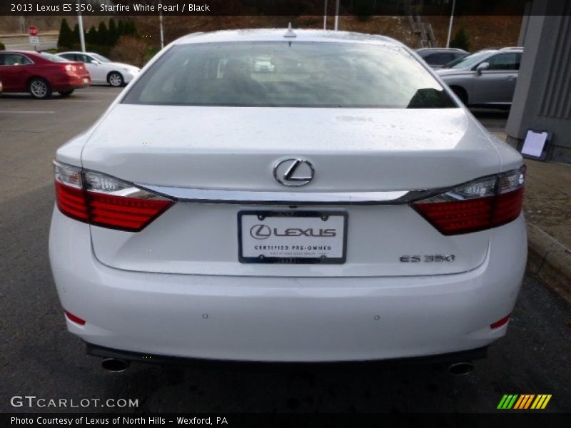 Starfire White Pearl / Black 2013 Lexus ES 350