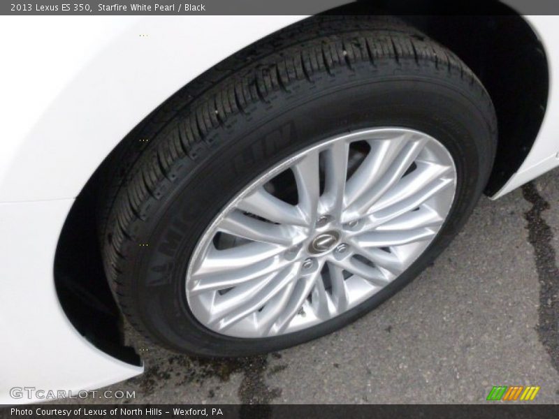 Starfire White Pearl / Black 2013 Lexus ES 350