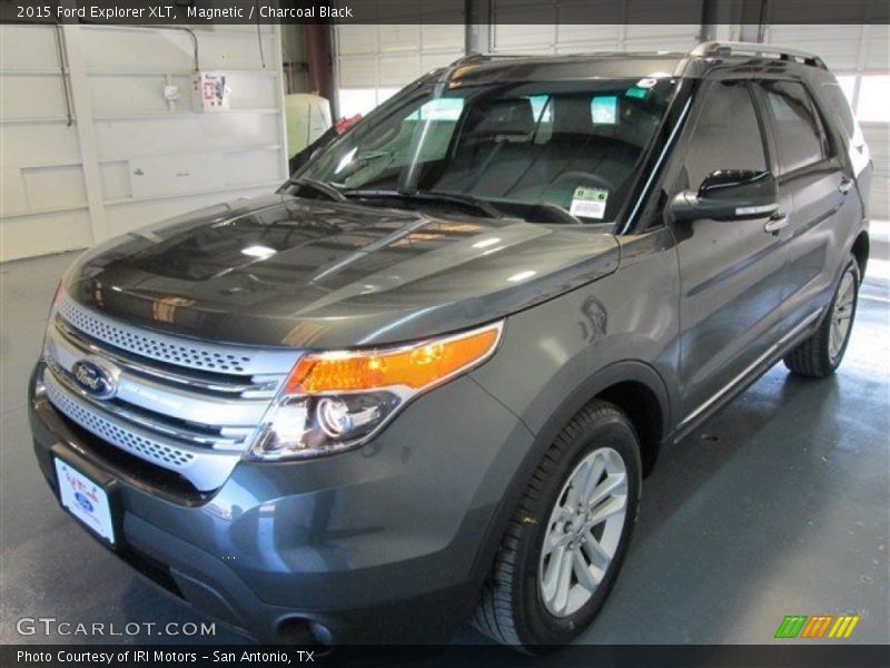 Magnetic / Charcoal Black 2015 Ford Explorer XLT