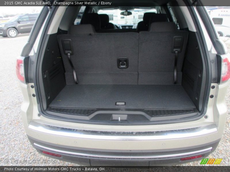Champagne Silver Metallic / Ebony 2015 GMC Acadia SLE AWD