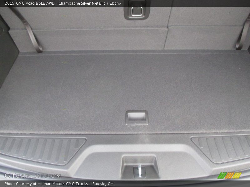 Champagne Silver Metallic / Ebony 2015 GMC Acadia SLE AWD