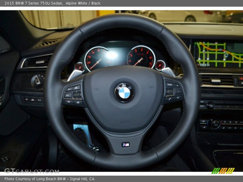 Alpine White / Black 2015 BMW 7 Series 750Li Sedan