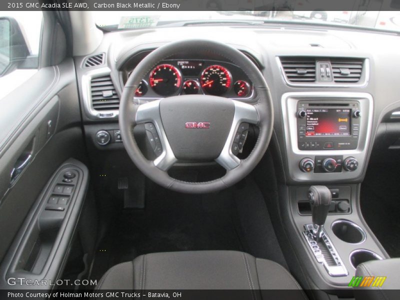 Carbon Black Metallic / Ebony 2015 GMC Acadia SLE AWD