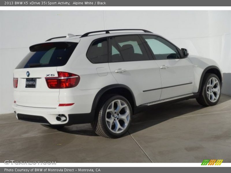 Alpine White / Black 2013 BMW X5 xDrive 35i Sport Activity