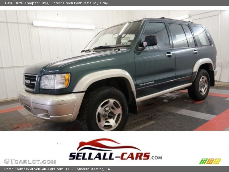 Forest Green Pearl Metallic / Gray 1998 Isuzu Trooper S 4x4