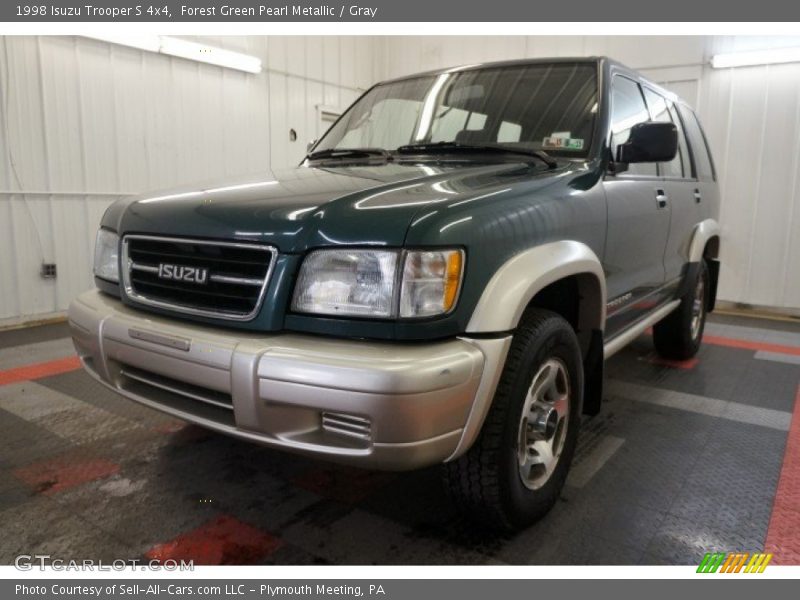 Forest Green Pearl Metallic / Gray 1998 Isuzu Trooper S 4x4