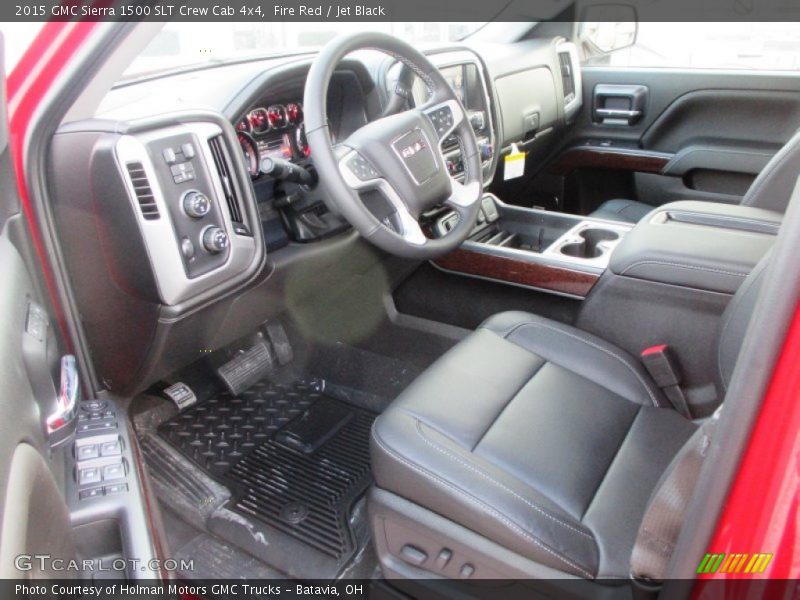 Jet Black Interior - 2015 Sierra 1500 SLT Crew Cab 4x4 