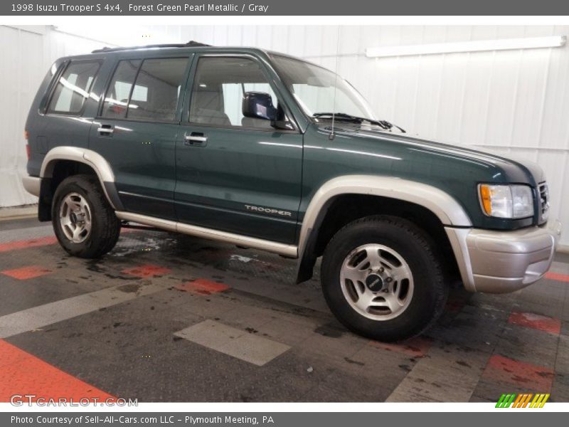 Forest Green Pearl Metallic / Gray 1998 Isuzu Trooper S 4x4