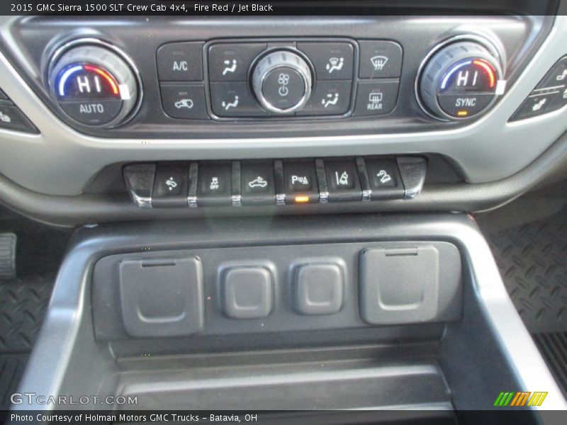 Controls of 2015 Sierra 1500 SLT Crew Cab 4x4