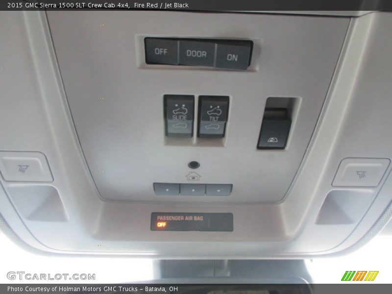 Controls of 2015 Sierra 1500 SLT Crew Cab 4x4