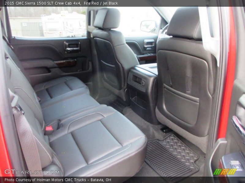 Rear Seat of 2015 Sierra 1500 SLT Crew Cab 4x4