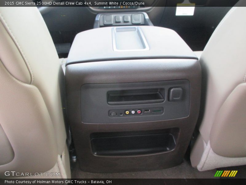 Summit White / Cocoa/Dune 2015 GMC Sierra 2500HD Denali Crew Cab 4x4