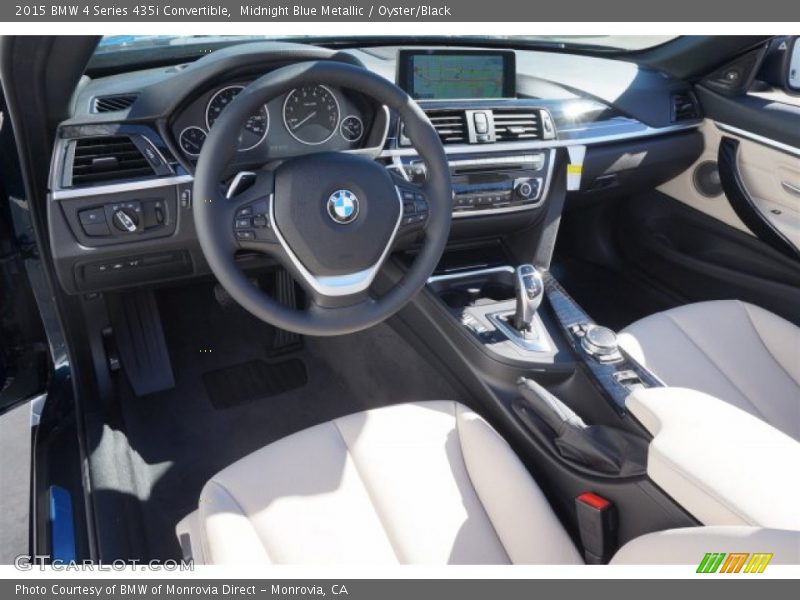Oyster/Black Interior - 2015 4 Series 435i Convertible 