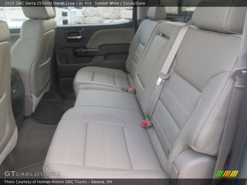 Summit White / Cocoa/Dune 2015 GMC Sierra 2500HD Denali Crew Cab 4x4
