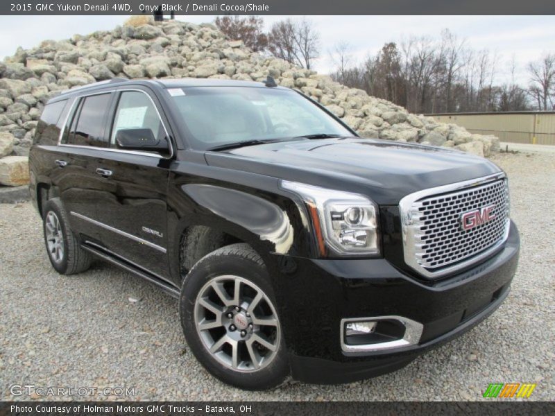 Onyx Black / Denali Cocoa/Shale 2015 GMC Yukon Denali 4WD