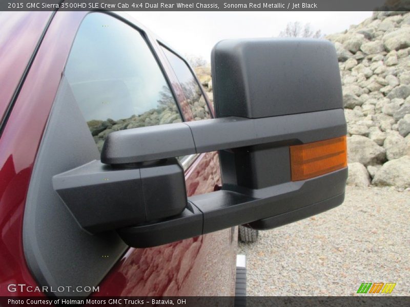 Sonoma Red Metallic / Jet Black 2015 GMC Sierra 3500HD SLE Crew Cab 4x4 Dual Rear Wheel Chassis