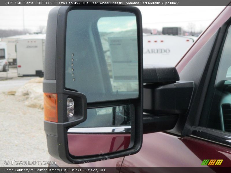 Sonoma Red Metallic / Jet Black 2015 GMC Sierra 3500HD SLE Crew Cab 4x4 Dual Rear Wheel Chassis
