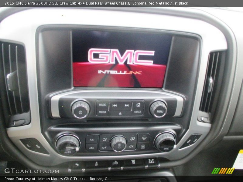 Controls of 2015 Sierra 3500HD SLE Crew Cab 4x4 Dual Rear Wheel Chassis