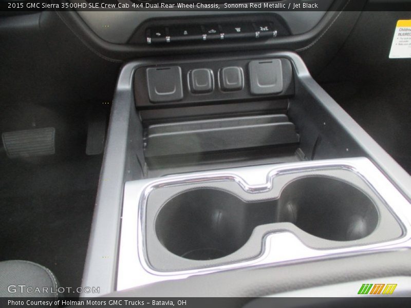 Sonoma Red Metallic / Jet Black 2015 GMC Sierra 3500HD SLE Crew Cab 4x4 Dual Rear Wheel Chassis