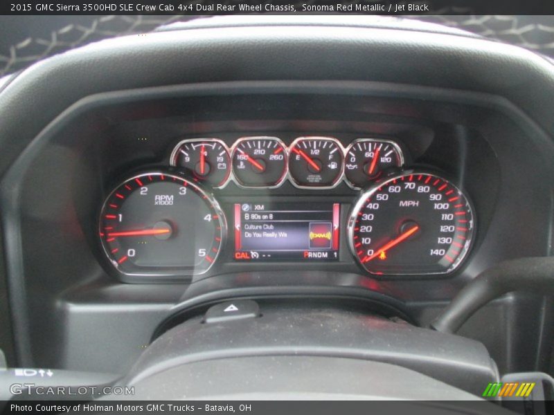  2015 Sierra 3500HD SLE Crew Cab 4x4 Dual Rear Wheel Chassis SLE Crew Cab 4x4 Dual Rear Wheel Chassis Gauges