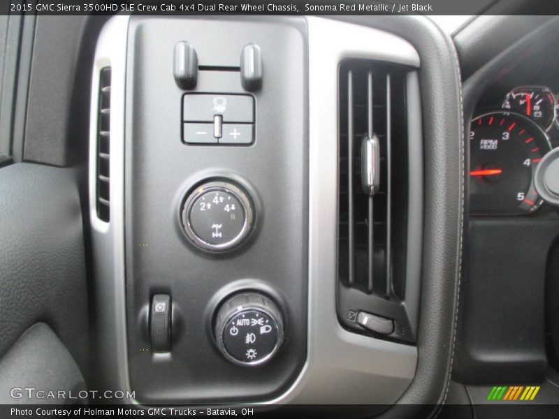 Controls of 2015 Sierra 3500HD SLE Crew Cab 4x4 Dual Rear Wheel Chassis