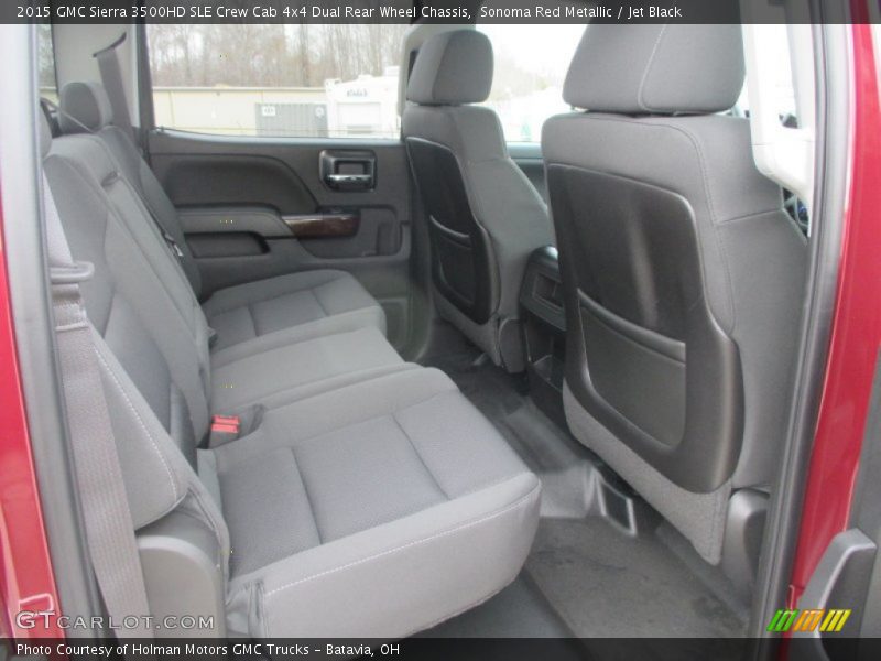 Sonoma Red Metallic / Jet Black 2015 GMC Sierra 3500HD SLE Crew Cab 4x4 Dual Rear Wheel Chassis