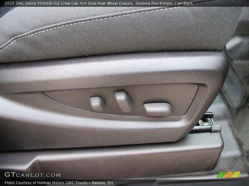 Sonoma Red Metallic / Jet Black 2015 GMC Sierra 3500HD SLE Crew Cab 4x4 Dual Rear Wheel Chassis