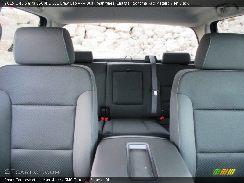 Sonoma Red Metallic / Jet Black 2015 GMC Sierra 3500HD SLE Crew Cab 4x4 Dual Rear Wheel Chassis