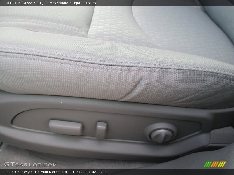 Summit White / Light Titanium 2015 GMC Acadia SLE
