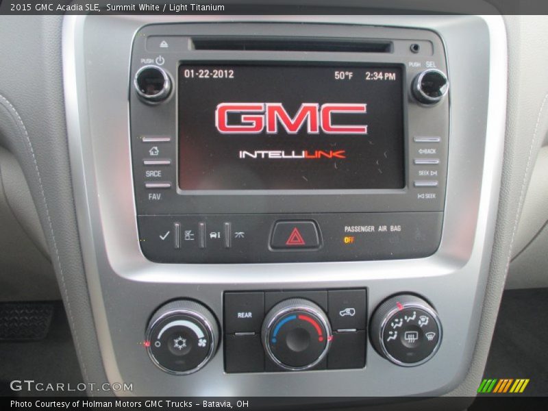 Summit White / Light Titanium 2015 GMC Acadia SLE