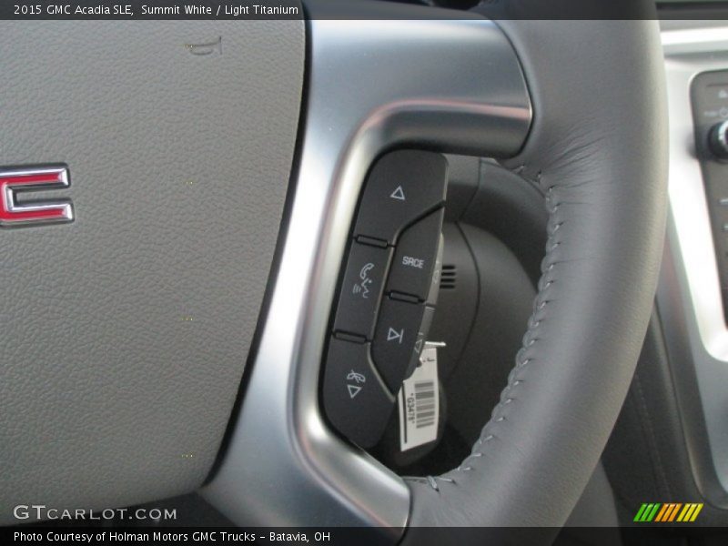 Summit White / Light Titanium 2015 GMC Acadia SLE