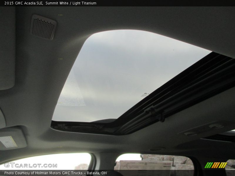 Summit White / Light Titanium 2015 GMC Acadia SLE