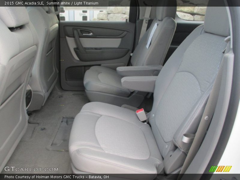 Summit White / Light Titanium 2015 GMC Acadia SLE