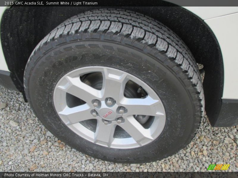 Summit White / Light Titanium 2015 GMC Acadia SLE