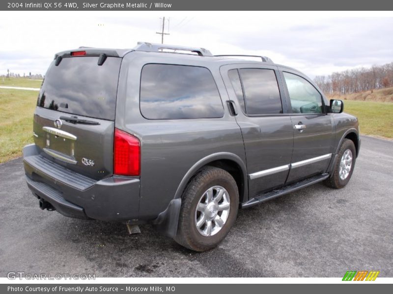 Silver Graphite Metallic / Willow 2004 Infiniti QX 56 4WD