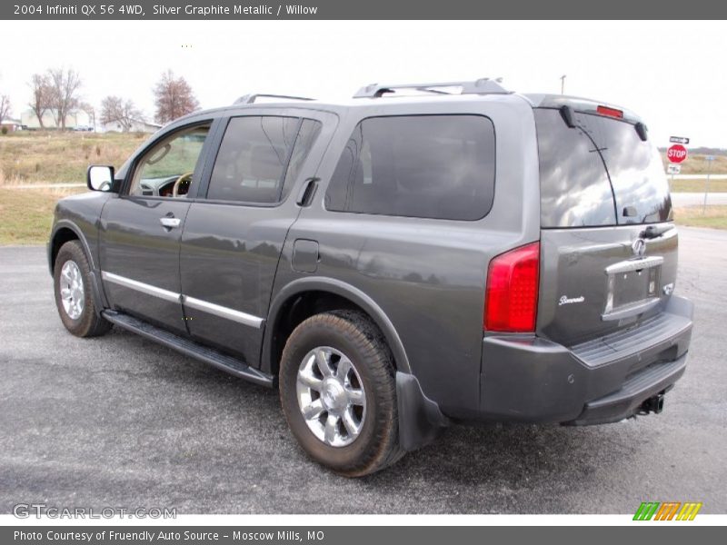 Silver Graphite Metallic / Willow 2004 Infiniti QX 56 4WD