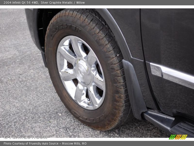 Silver Graphite Metallic / Willow 2004 Infiniti QX 56 4WD