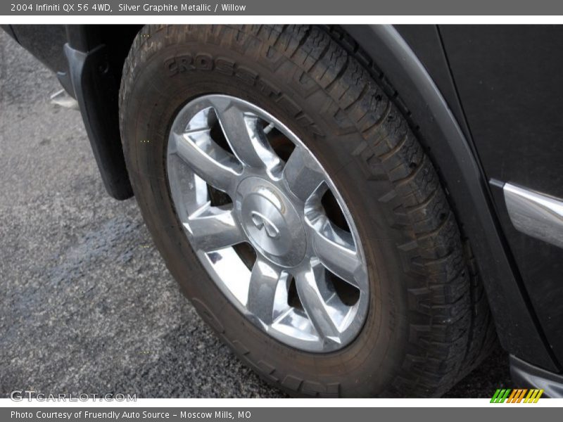 Silver Graphite Metallic / Willow 2004 Infiniti QX 56 4WD
