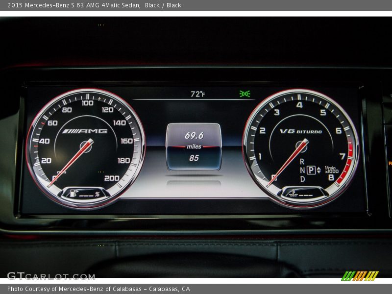  2015 S 63 AMG 4Matic Sedan 63 AMG 4Matic Sedan Gauges