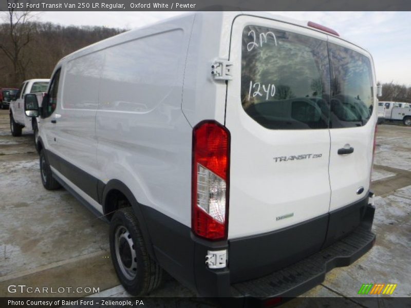 Oxford White / Pewter 2015 Ford Transit Van 250 LR Regular