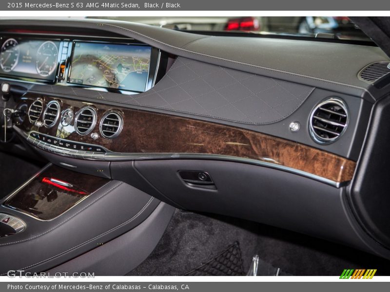 Black / Black 2015 Mercedes-Benz S 63 AMG 4Matic Sedan