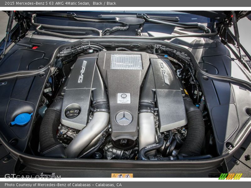  2015 S 63 AMG 4Matic Sedan Engine - 5.5 Liter AMG biturbo DOHC 32-Valve VVT V8