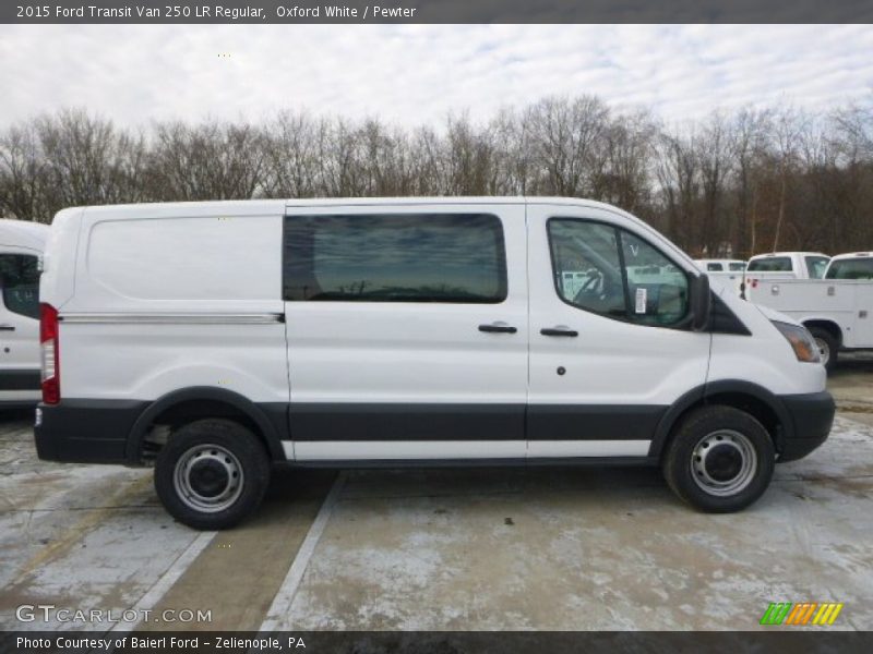 Oxford White / Pewter 2015 Ford Transit Van 250 LR Regular