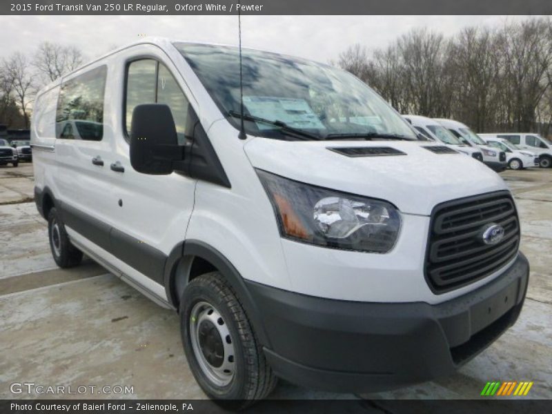 Oxford White / Pewter 2015 Ford Transit Van 250 LR Regular