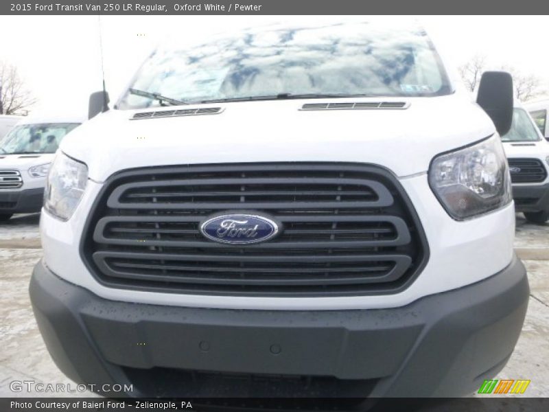 Oxford White / Pewter 2015 Ford Transit Van 250 LR Regular